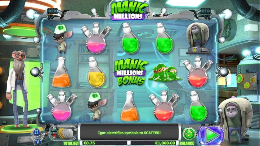 «Manic Millions»: игровые автоматы бесплатно играть на портале клуба Вулкан